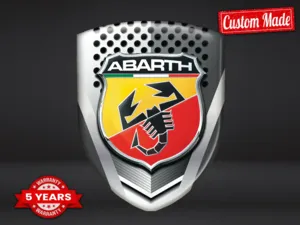 Fiat Abarth Adesivi Lunotto Auto Limitati Elite Regolabili